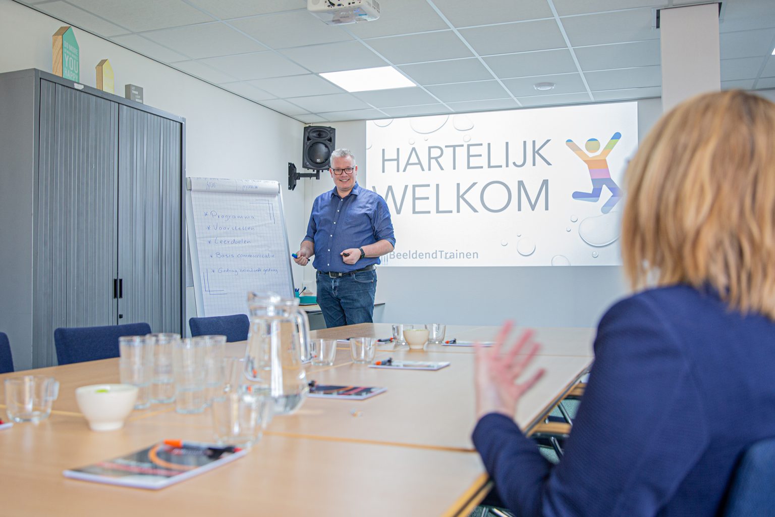 Een training bij BeeldendTrainen